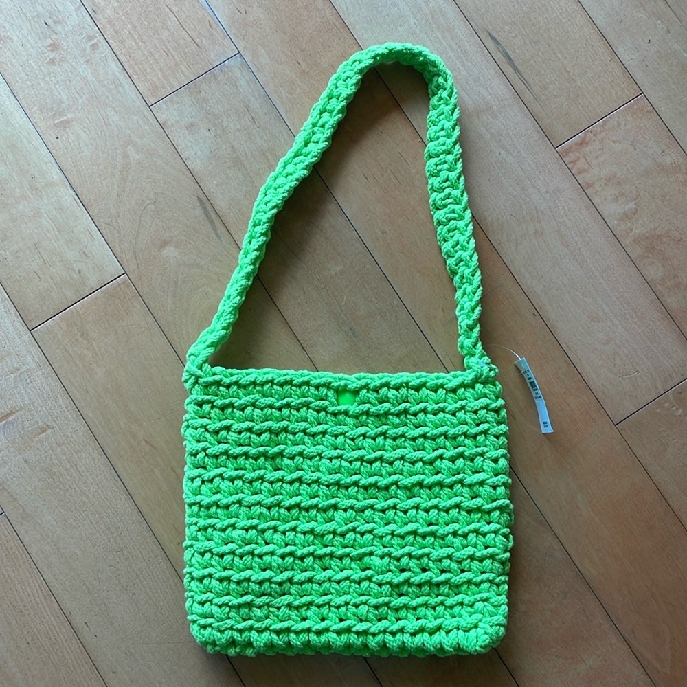 NWT Aerie Crochet Shoulder Bag